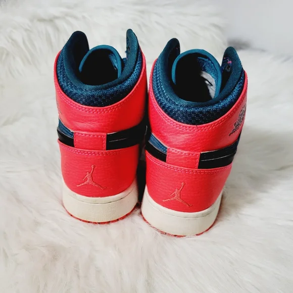 New Air Jordan 1 Retro Russell Westbrook High Top Colorful Sneakers Kicks 5.5Y - Picture 5 of 6